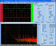 Oscilloscope software running in Windows that uses the computer's sound card as a cheap ADC